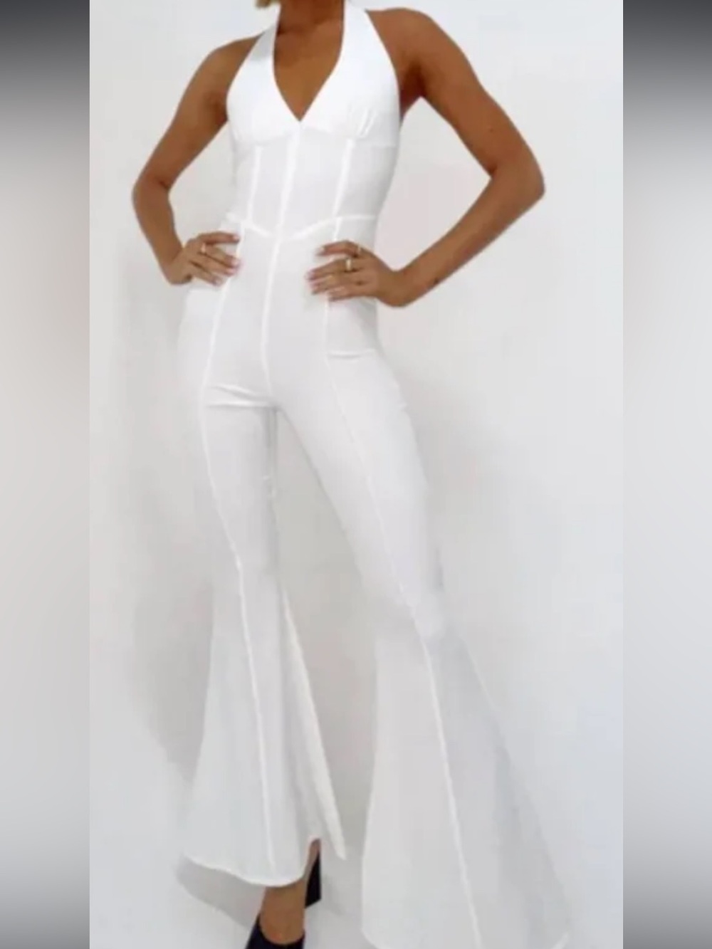 Princess Polly Everly Corset jumpsuit size 4 white